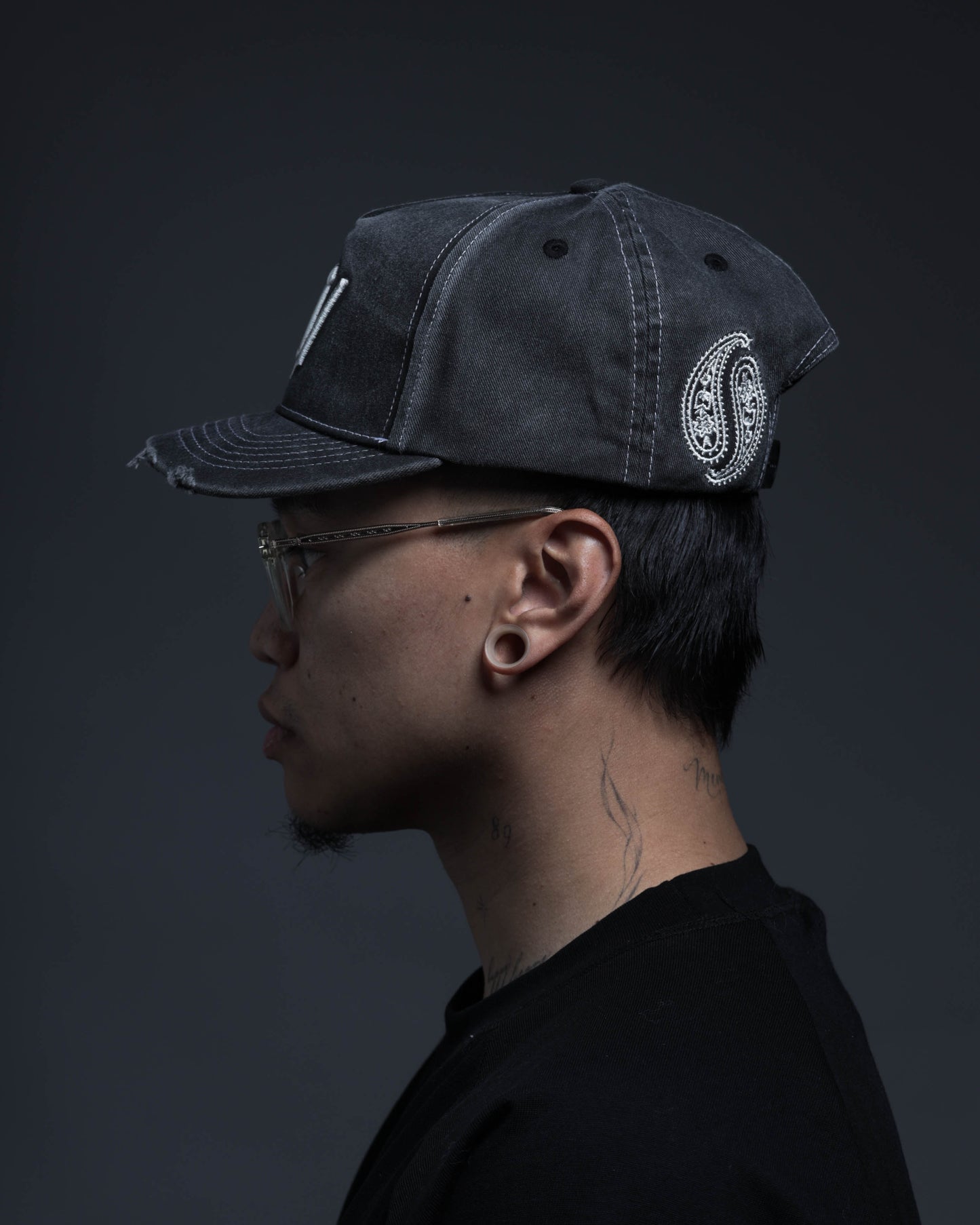 WASHED SHORT BRIM CAP