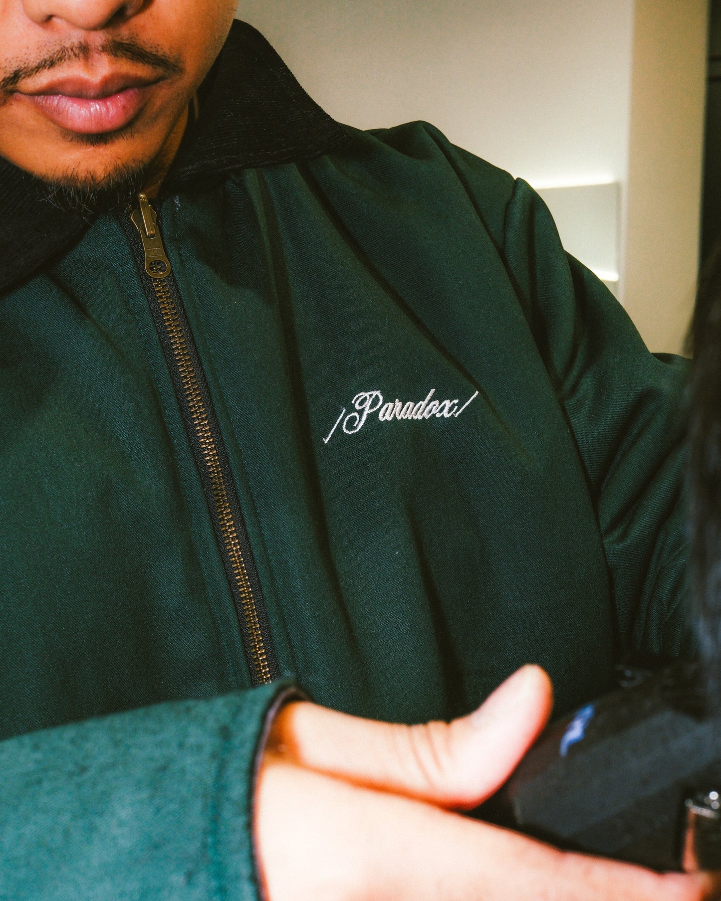 Grey/Green Reversible Work Jacket
