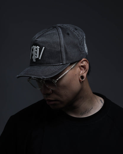 WASHED SHORT BRIM CAP
