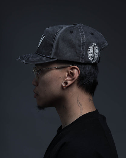 WASHED SHORT BRIM CAP