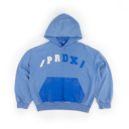 BLUE WASHED HOODIE