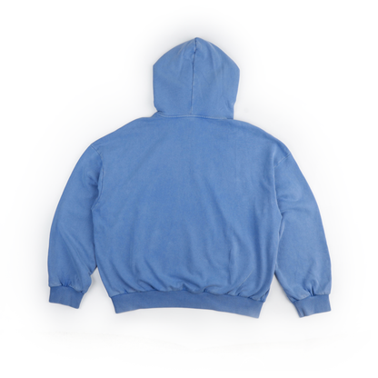 BLUE WASHED HOODIE